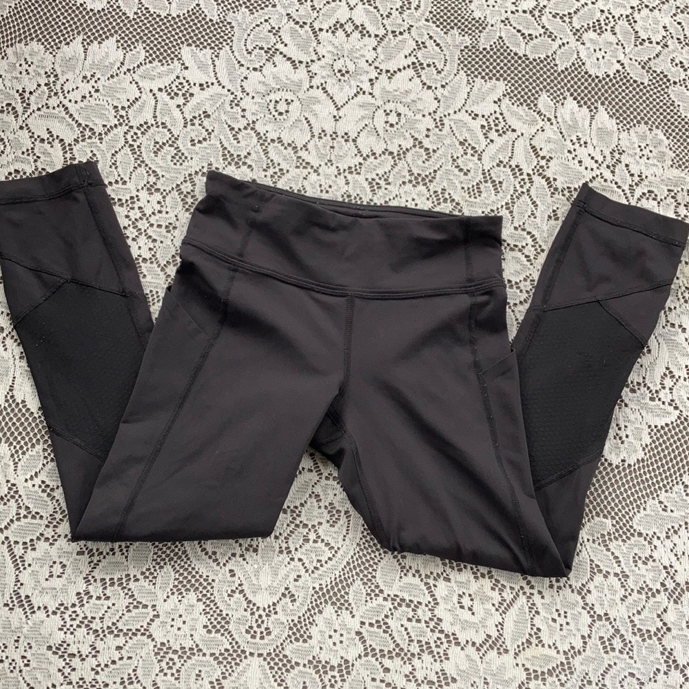 Lululemon black Capri yoga pants size 2.